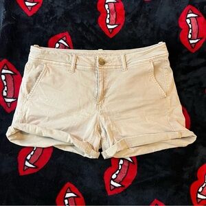 American Eagle Super Stretch X Khaki Shorts